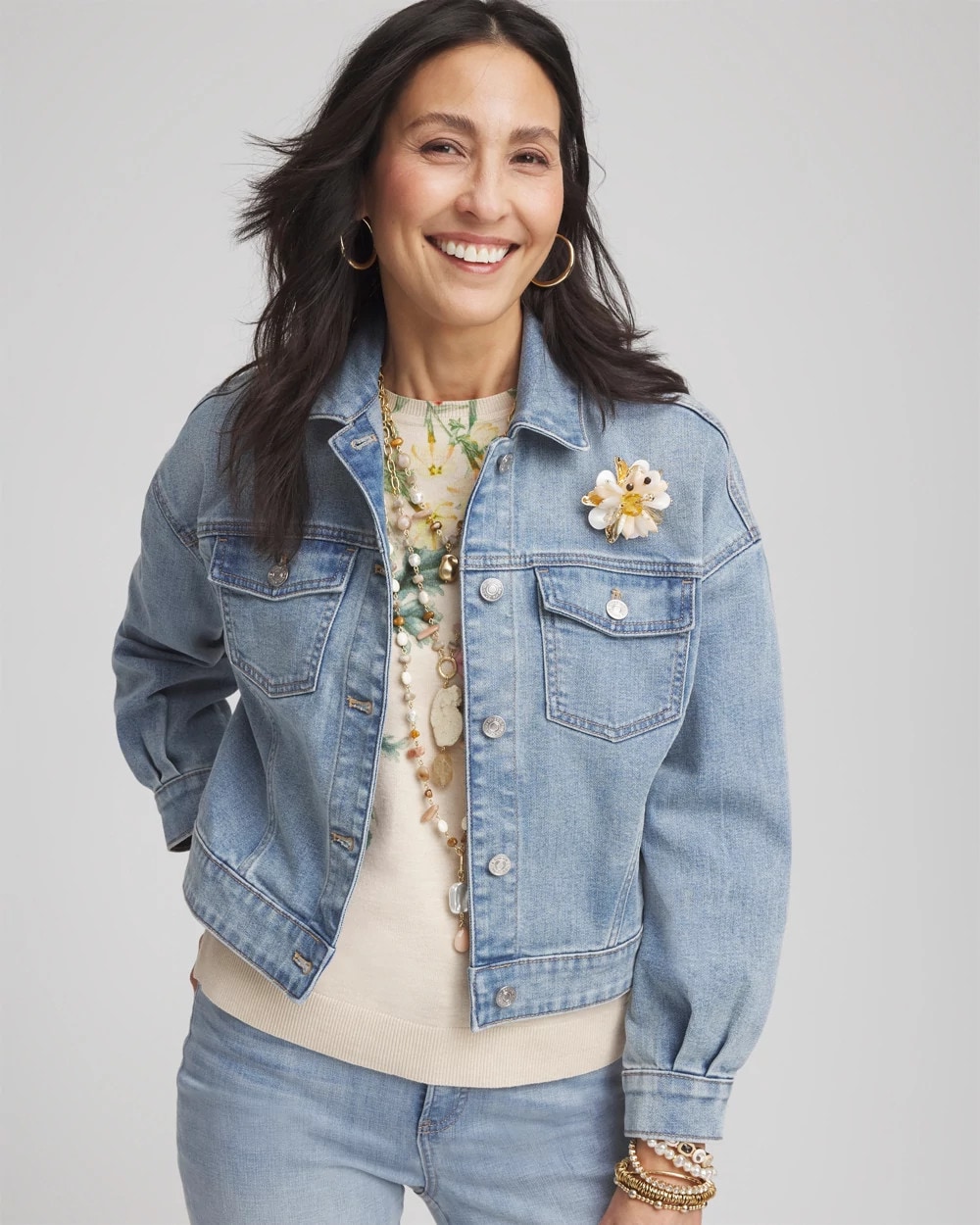 Relaxed-Fit Denim Jacket | Chico's